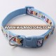 Factory supply beautiful high quality nylon woven heated dog collar,pet dog collar